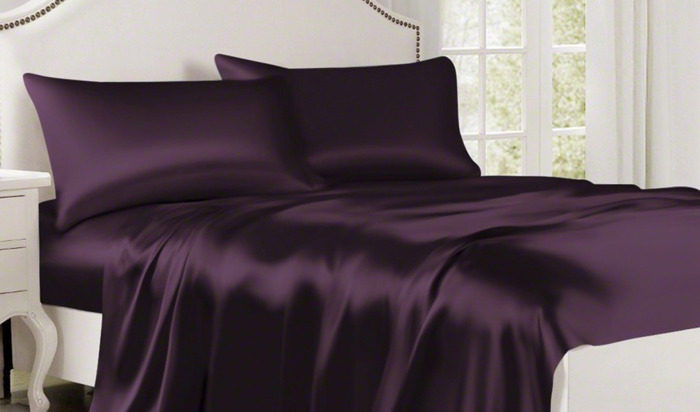 silk sheet_dark purple