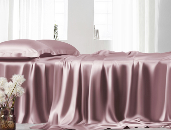 silk sheet_dusty rose color