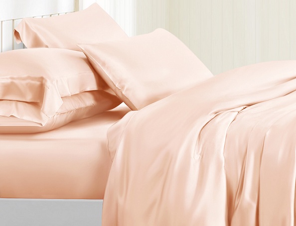 high quality silk bedding set