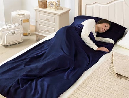 luxury silk sleeping bag liner for travel