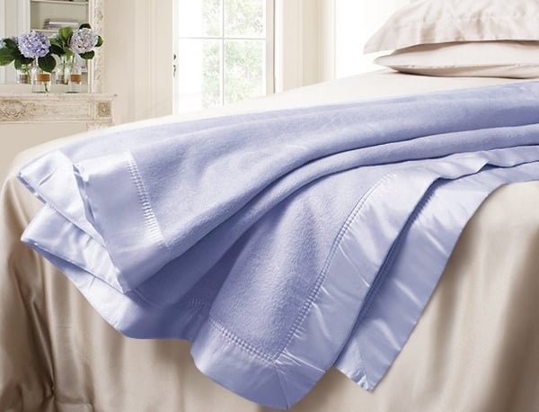 pure mulberry silk blankets_blue