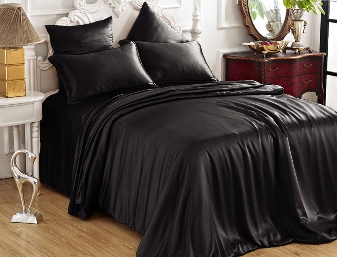 silk bedding