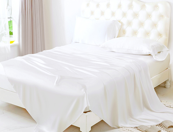 ivory silk flat sheets