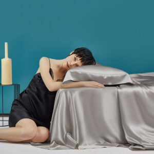 luxury silk bed linen set