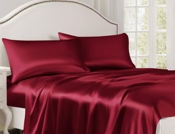 red silk sheets care guide