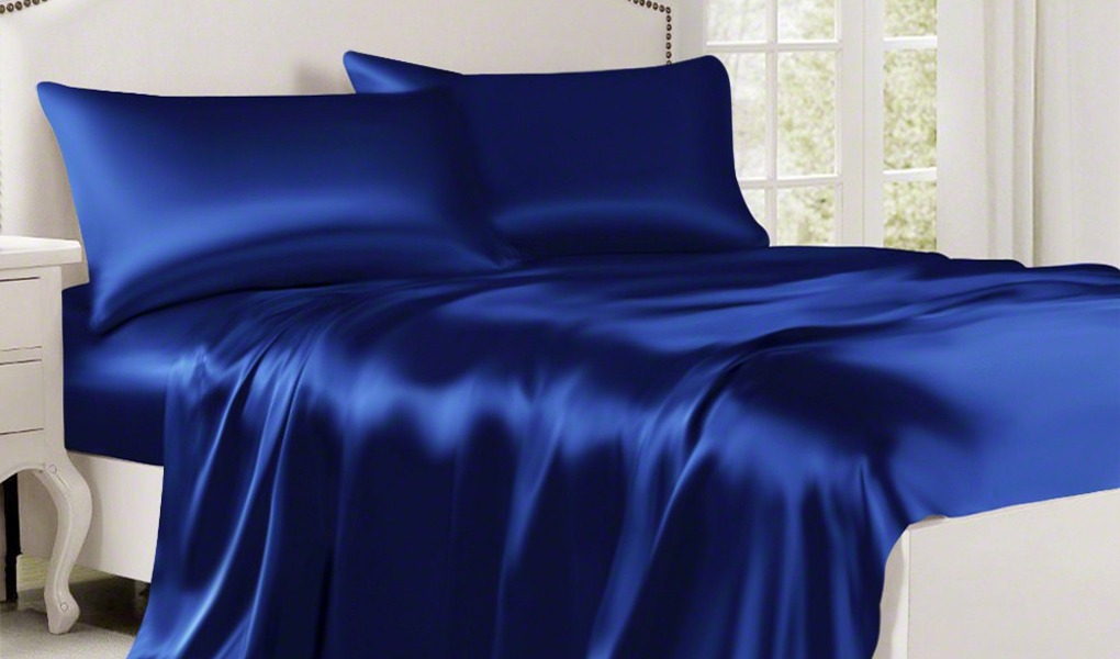 silk sheet_royal blue