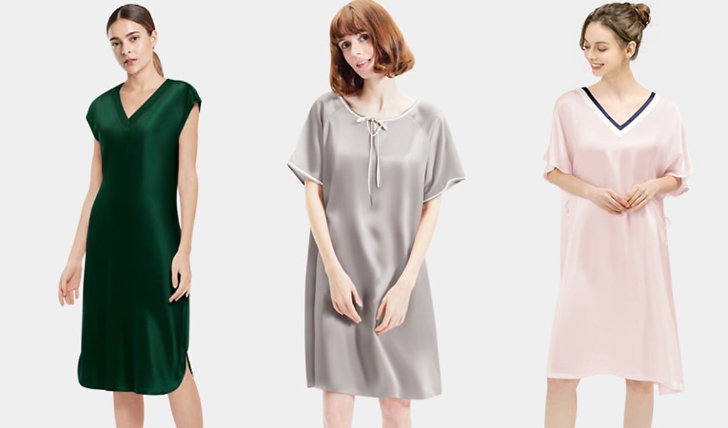 silk nightgowns