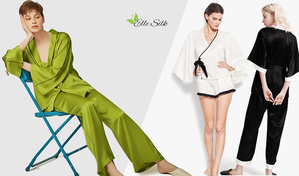 silk pajamas for women