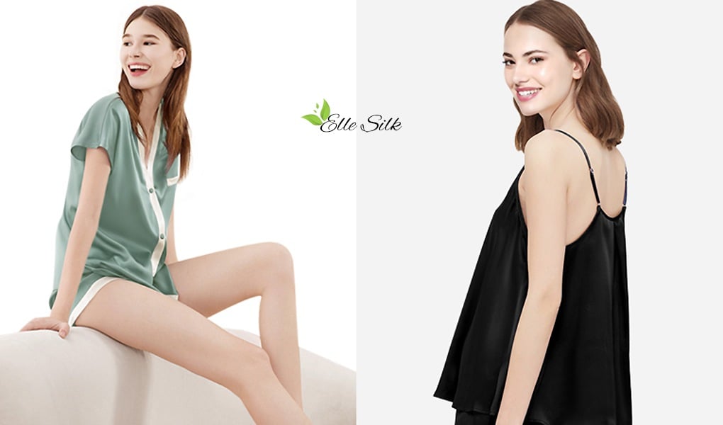 luxury silk pajama sets