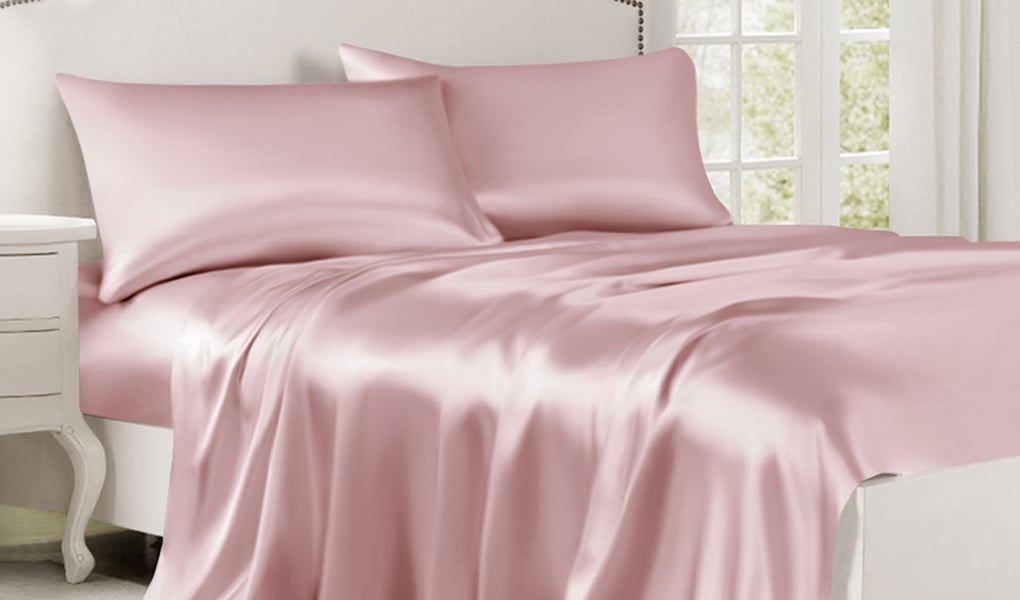 suede rose silk sheets