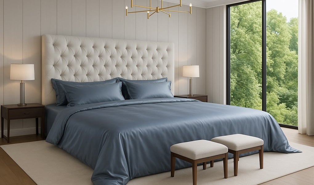 custom alaskan king silk bedding