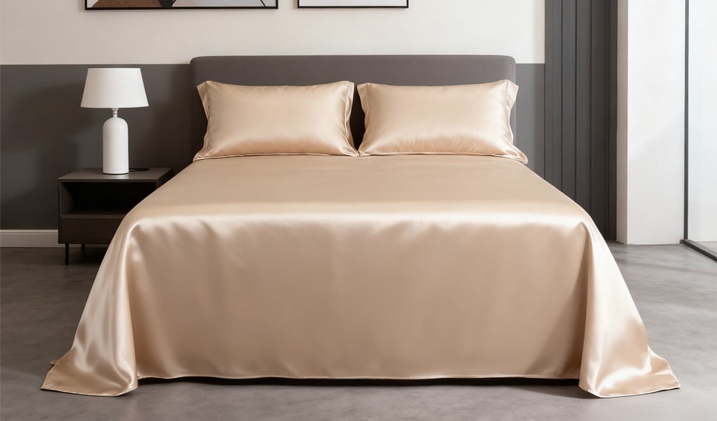 silk bedding combats dry skin