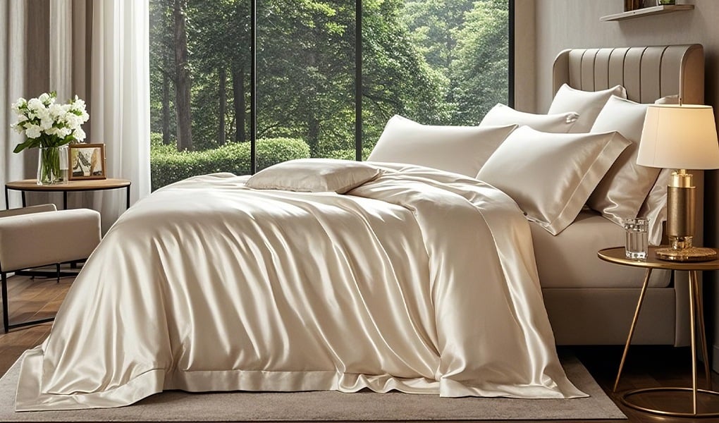 silk bedding