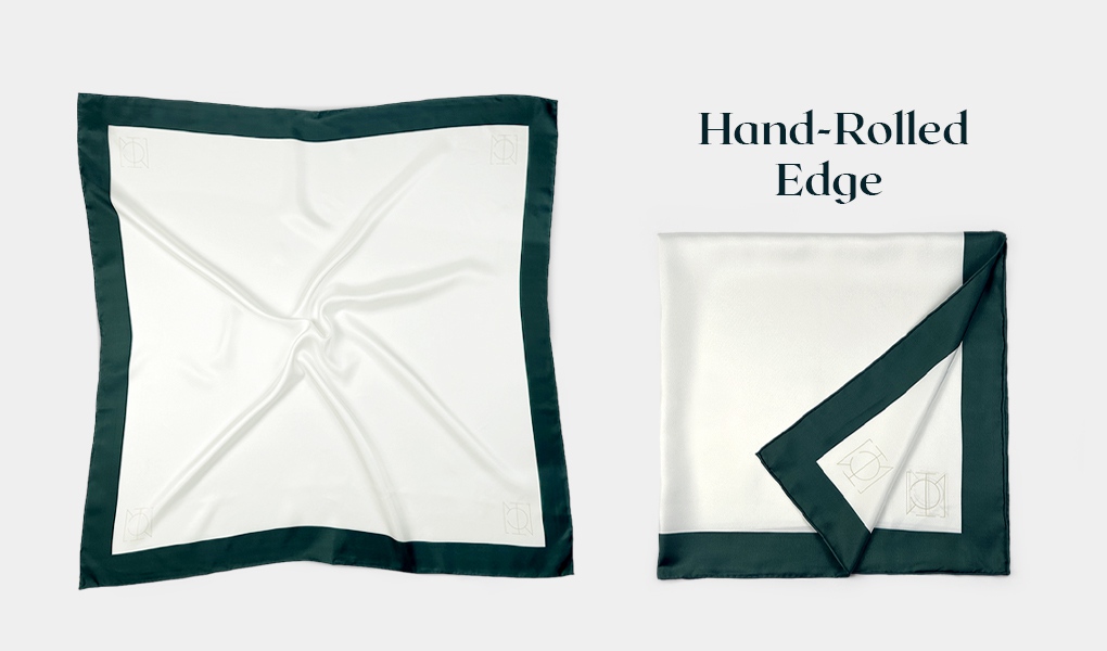 bordered scarf
