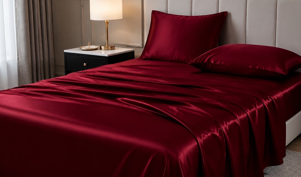 build your own silk bedding set