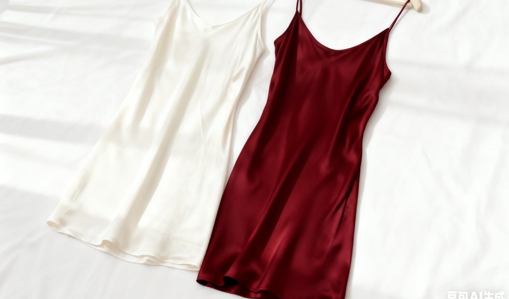 christmas gifts - silk slip dress