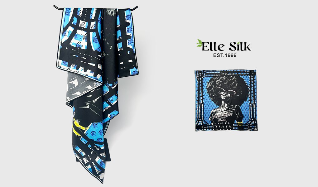 custom scarves for art exhibition