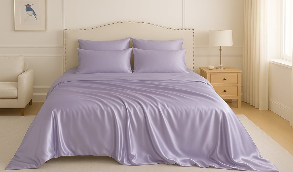 custom silk bedding