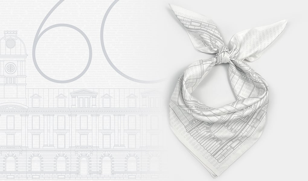 custom silk scarf