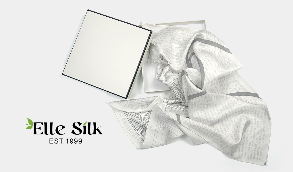 custom silk scarf