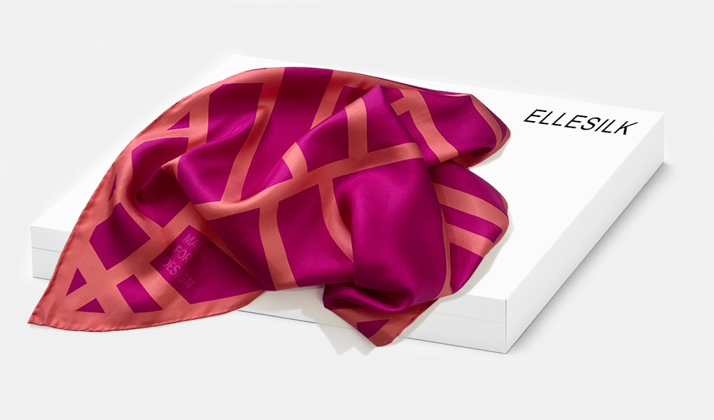 custom silk scarf-6