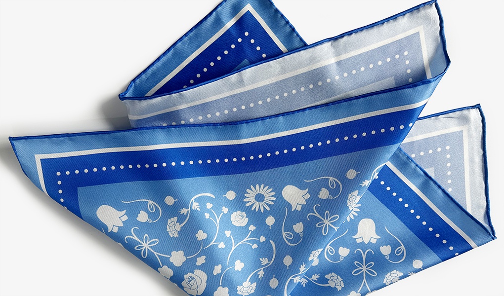 custom silk scarf-4