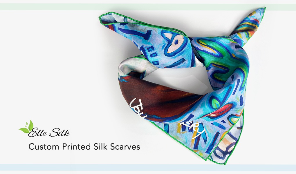 custom silk scarf for art fashion