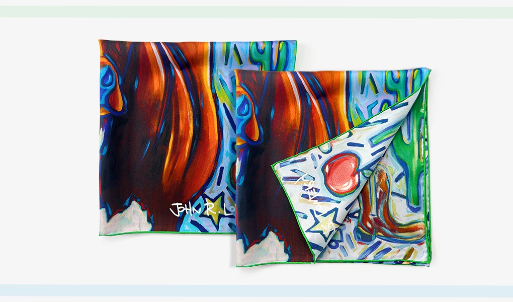 custom silk scarf-3