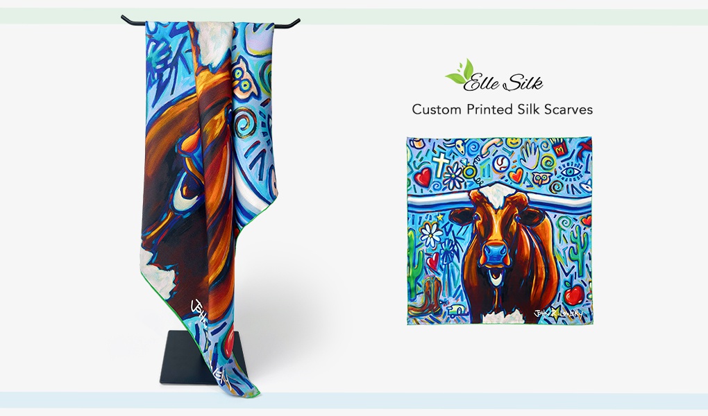 custom silk scarf-2