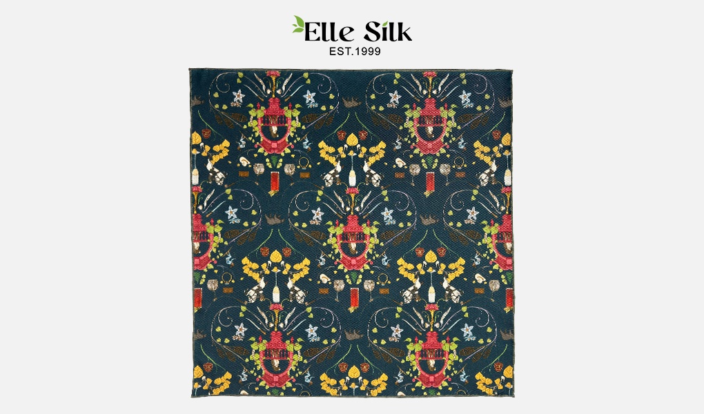 custom silk scarf-3