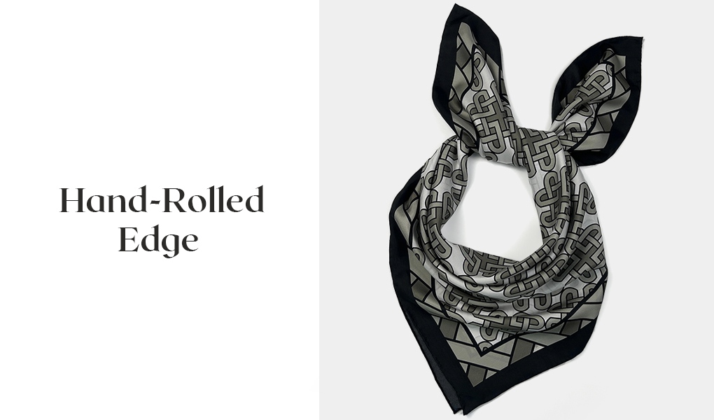 custom silk scarf