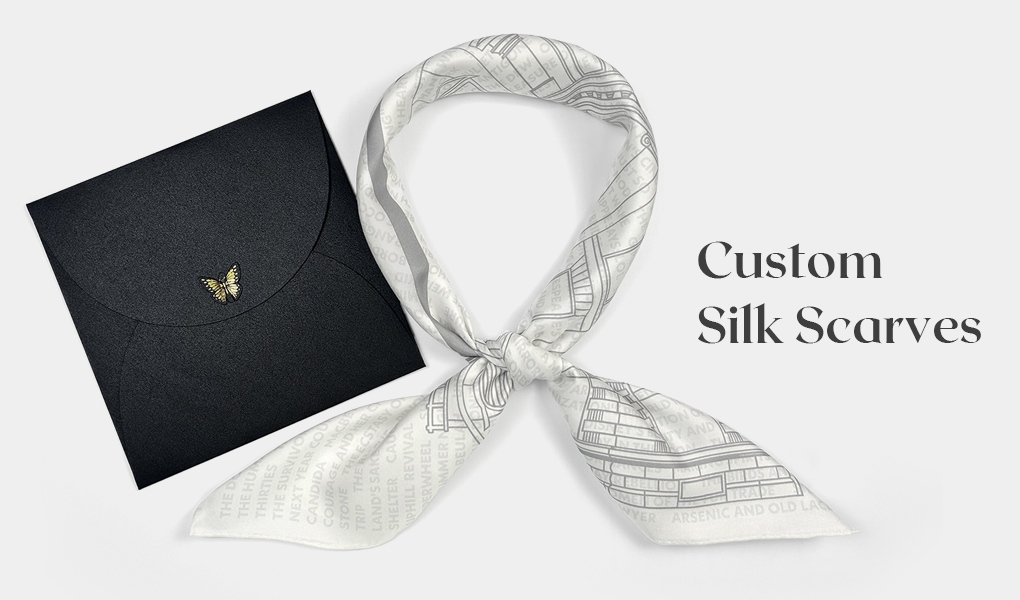 custom silk scarves