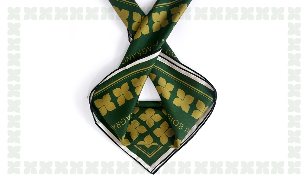 custom silk scarves for perfume brands