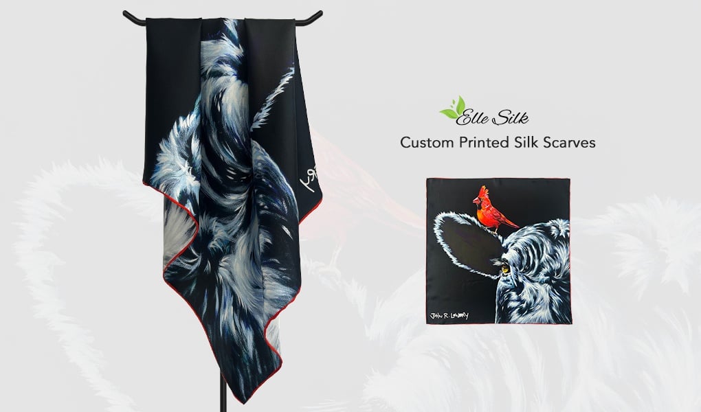 custom silk scarves for perfume