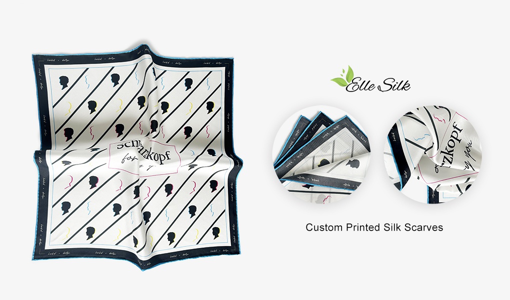 custom silk scarves for haircare brands