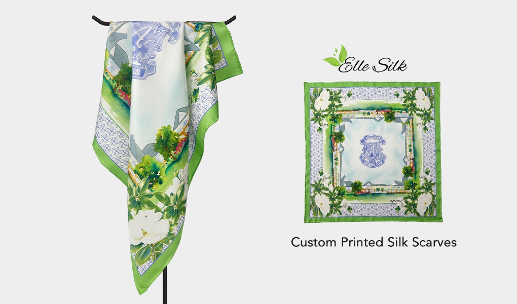 custom silk scarves for high end clubs