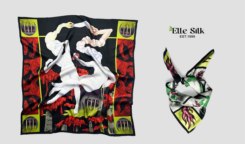custom silk scarves