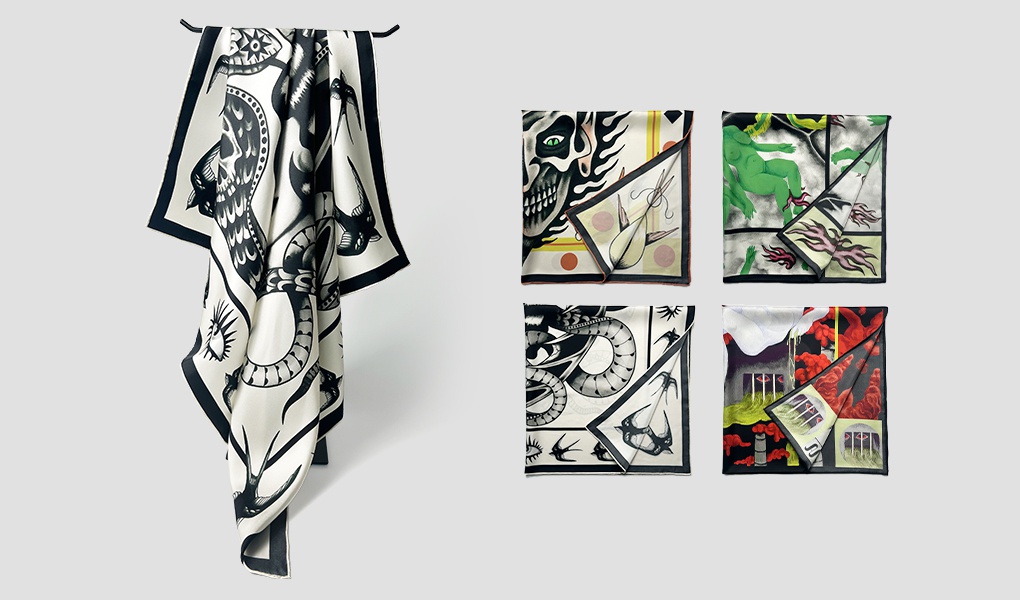 custom silk scarves-3