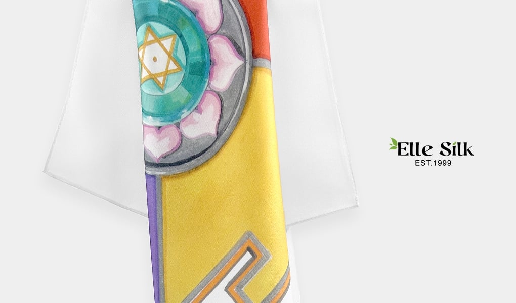 custom silk scarves