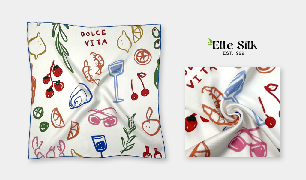 custom silk scarves