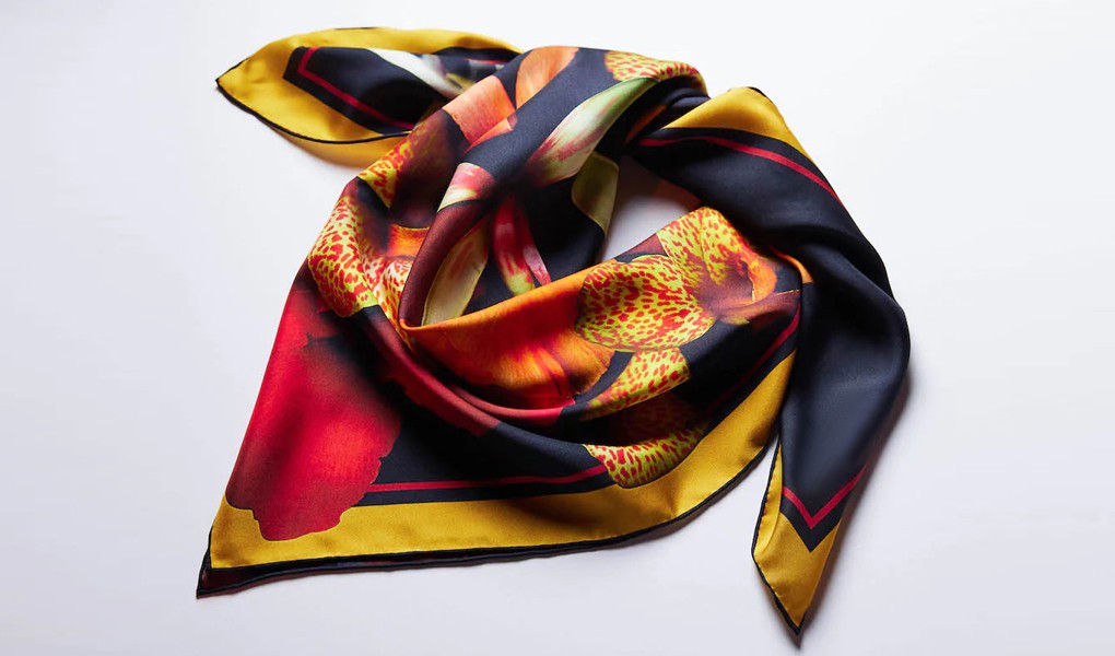 custom silk scarves as wearable masterpieces