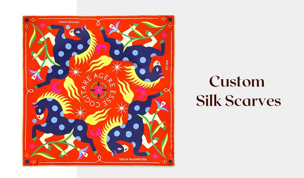 custom silk scarves