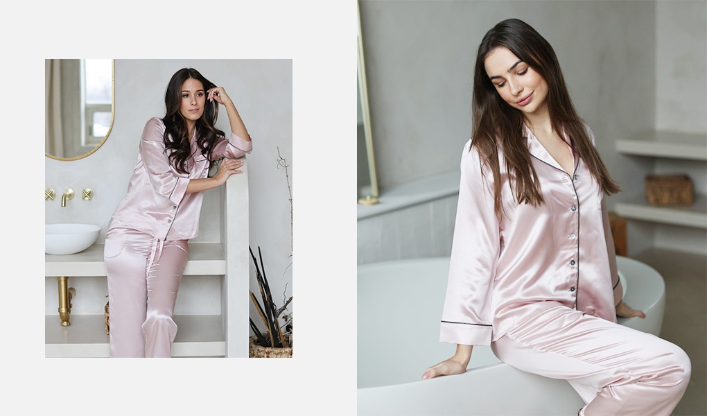 custom silk sleepwear