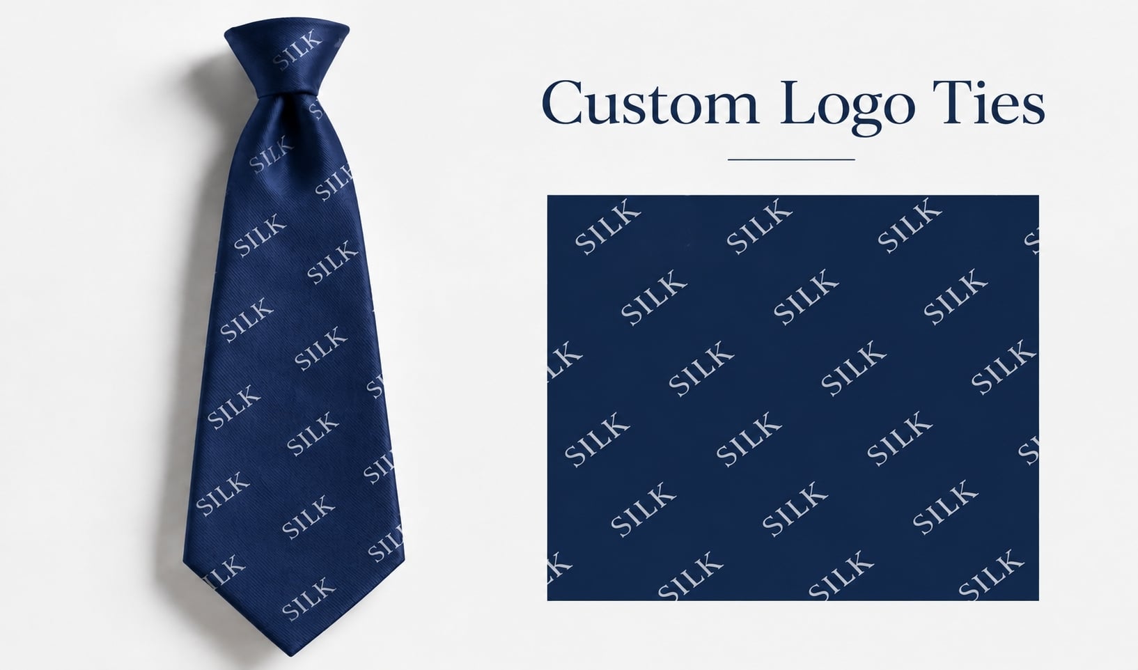 custom silk jacquard ties