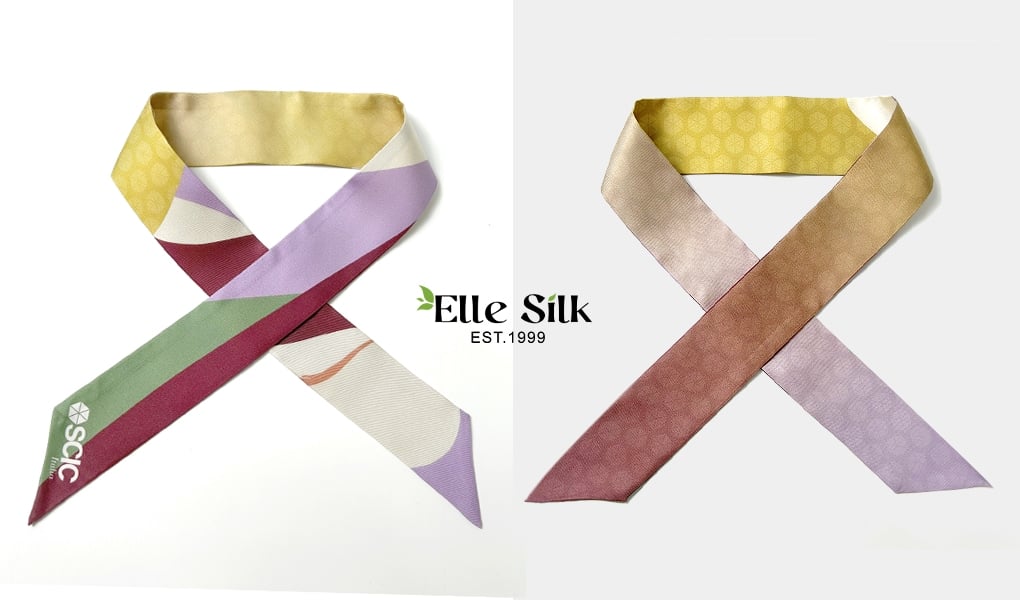 custom silk twilly