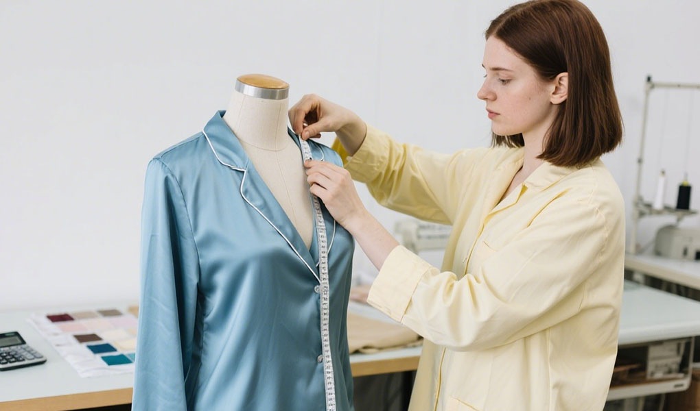 introducing custom size silk sleepwear