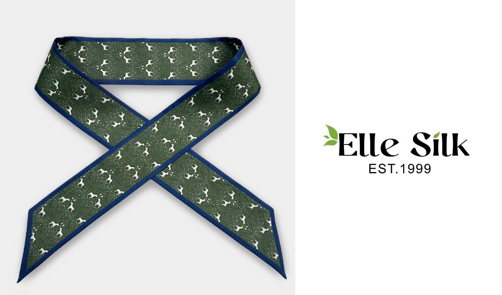 custom twilly scarf with logo