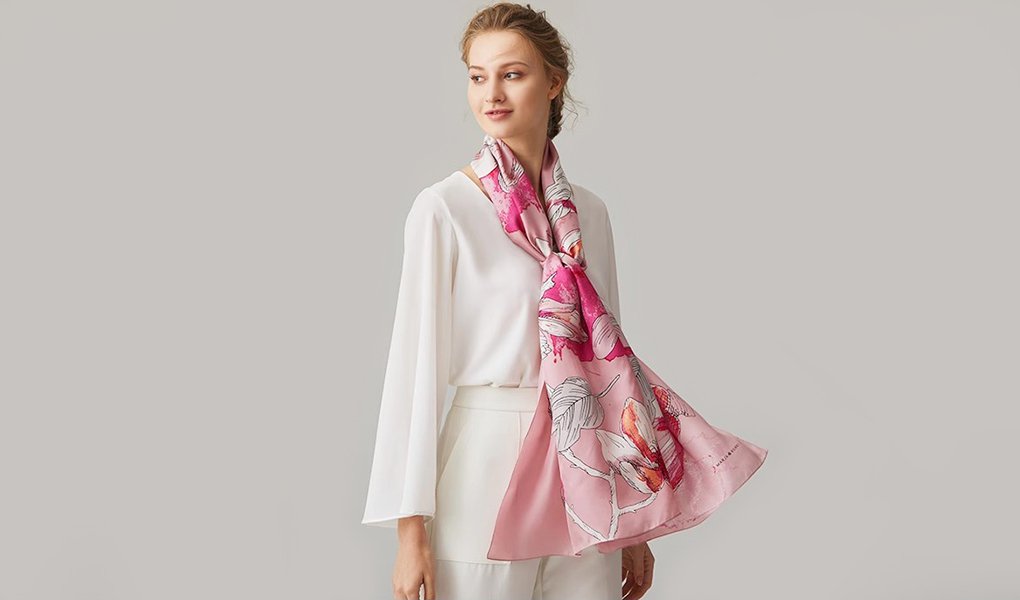 customized silk scarves
