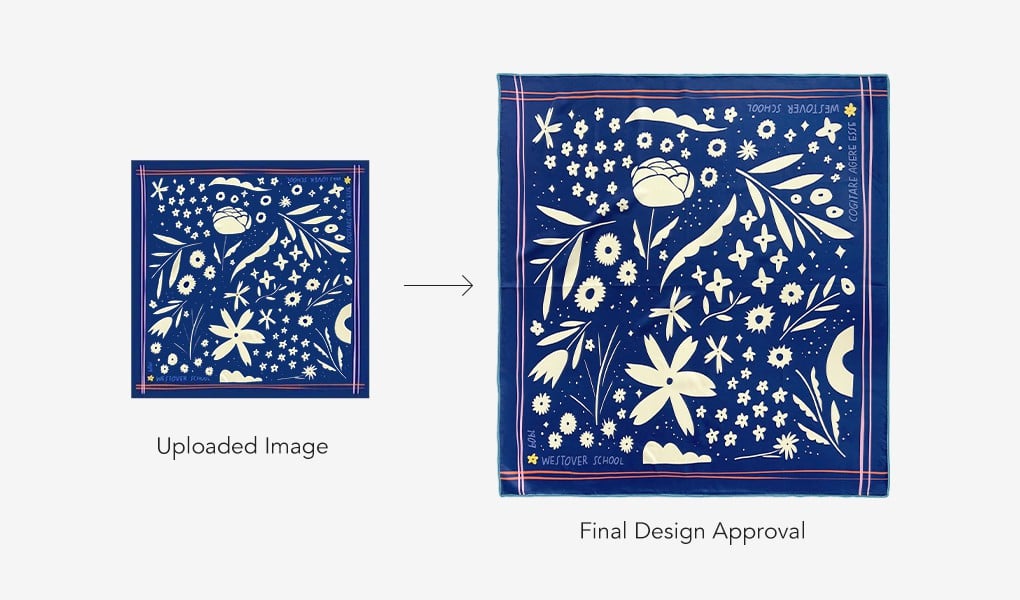 custom silk scarves with westover school-2