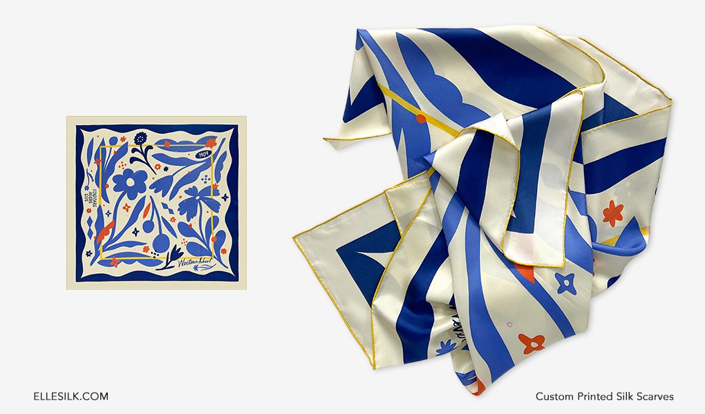 custom silk scarves with westover school-3